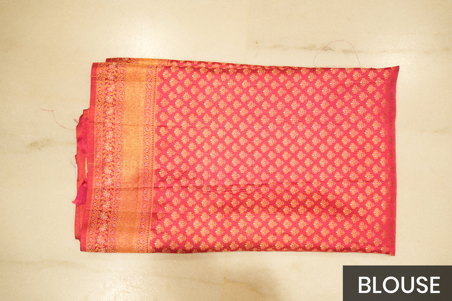Elegant Peach Dharamavaram Silk Saree with Intricate Zari Weaving