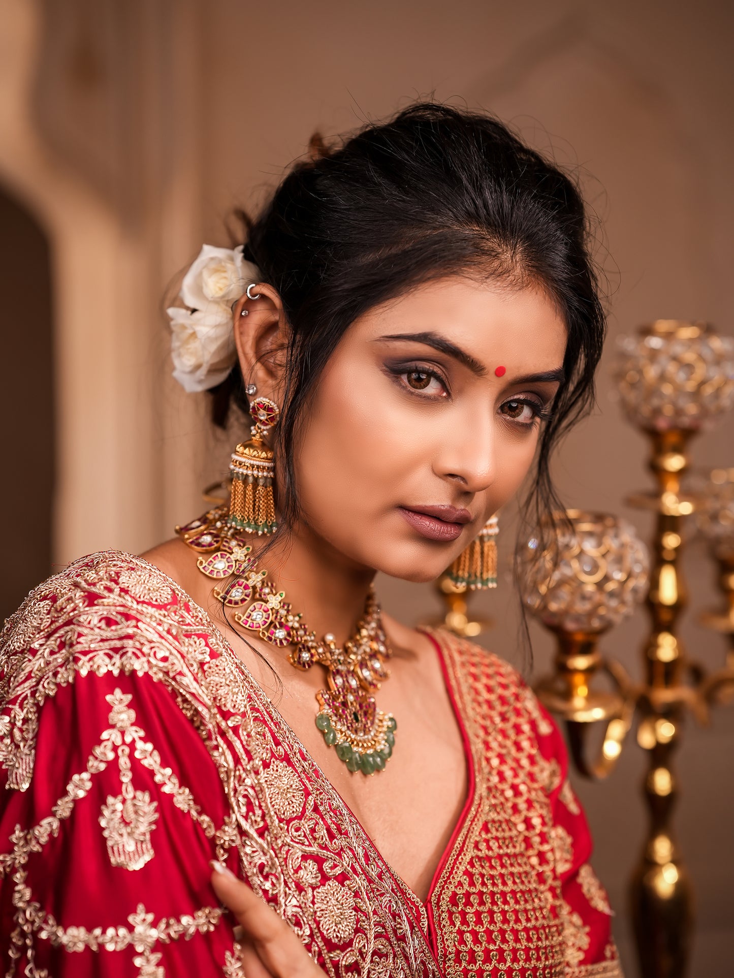 Royal Satin Silk Saree with Exquisite Jardosi Work