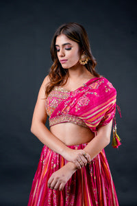 Pink Chaniya Choli