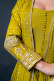 Indowestern Anarkali with jacket