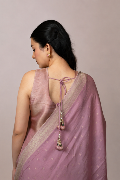 Blush Rose Embellished Straight Suit Set with Dupatta