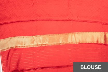 Classic Red Patola Silk Saree with Traditional Woven Border & Tassels