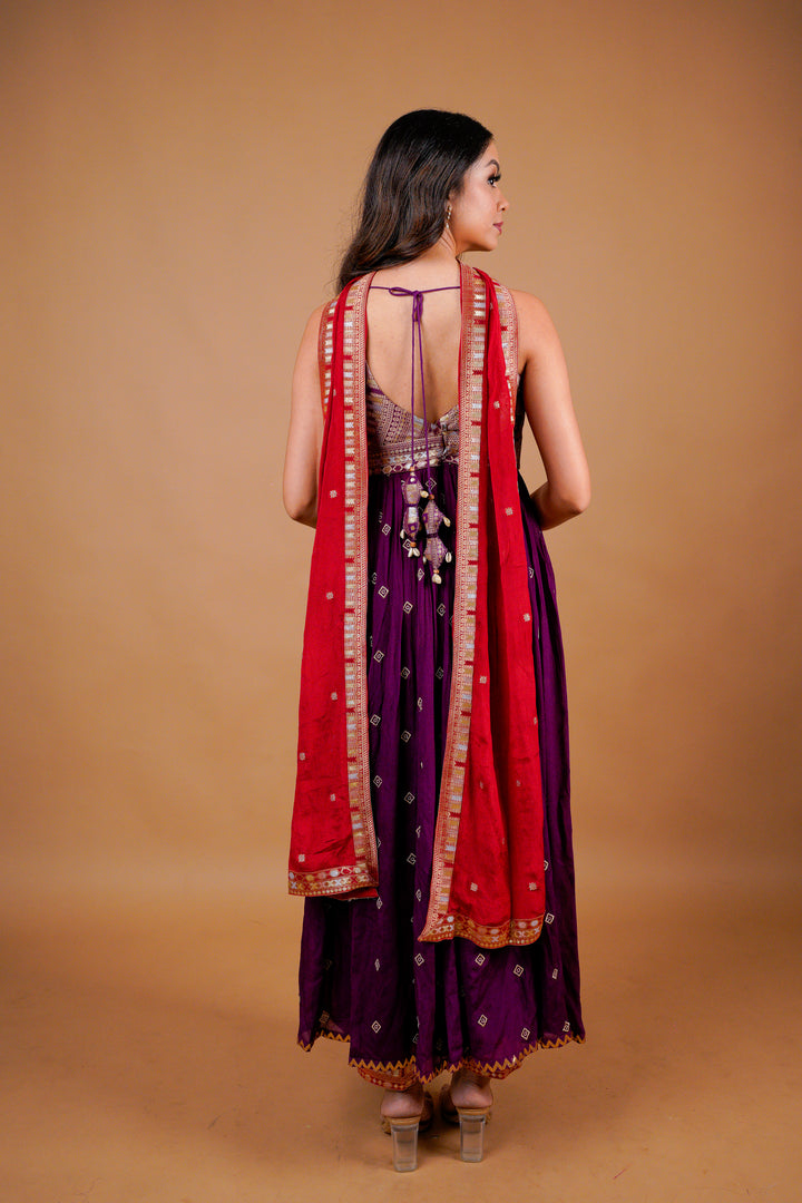 Banarasi Kotha Anarkali dress