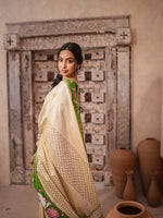 Load image into Gallery viewer, Patola Saree With Hand Printed pichwai Work
