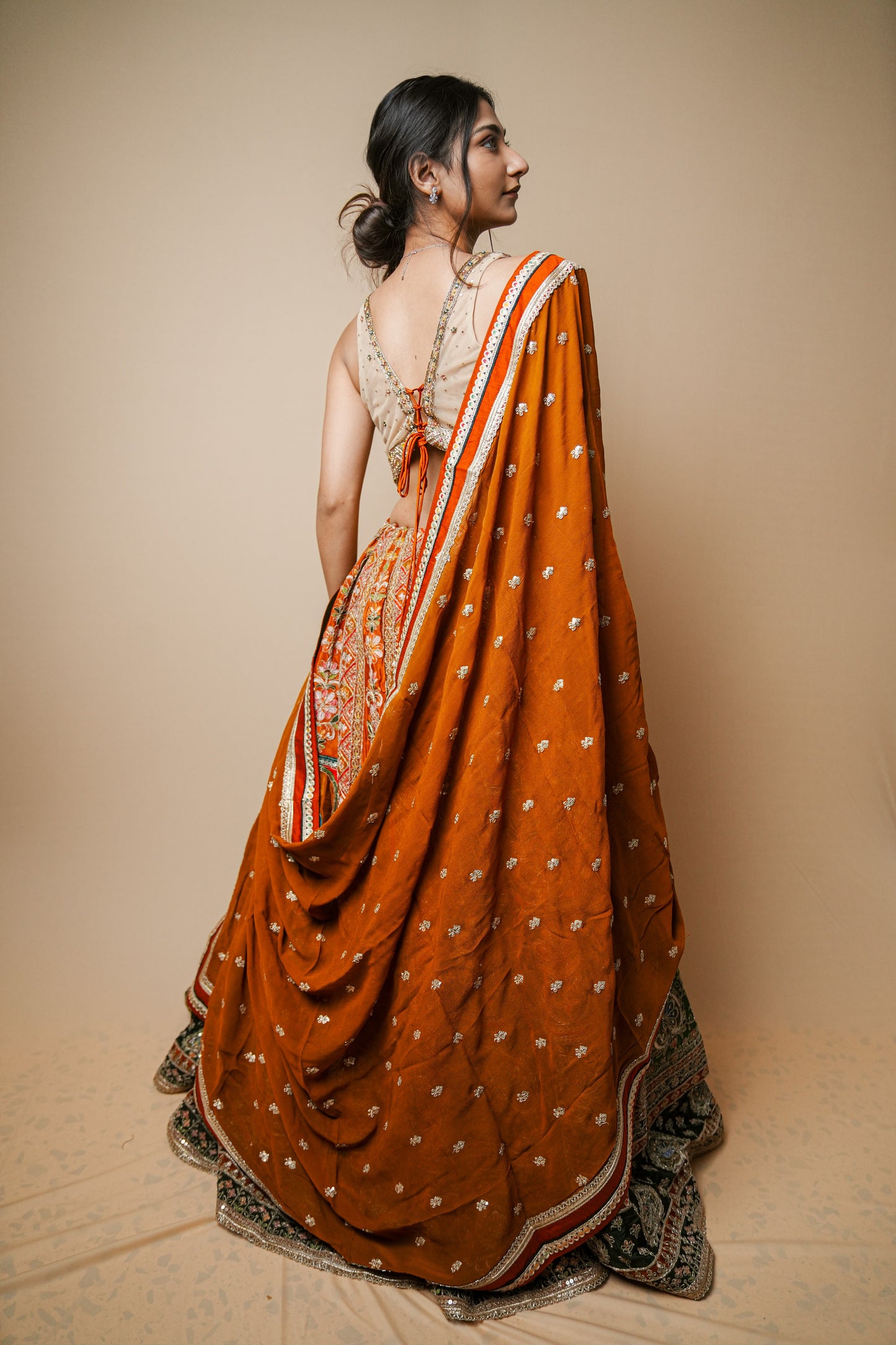 Exquisite Raw Silk Lehenga Featuring Traditional Kasab and Pita Work