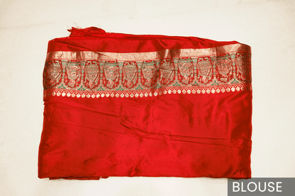 Rich Ikkat Patola Silk Saree with Classic Amdavadi Border Detailing