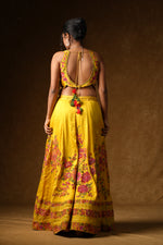 Load image into Gallery viewer, Yellow Rose Embroidered Lehenga Set
