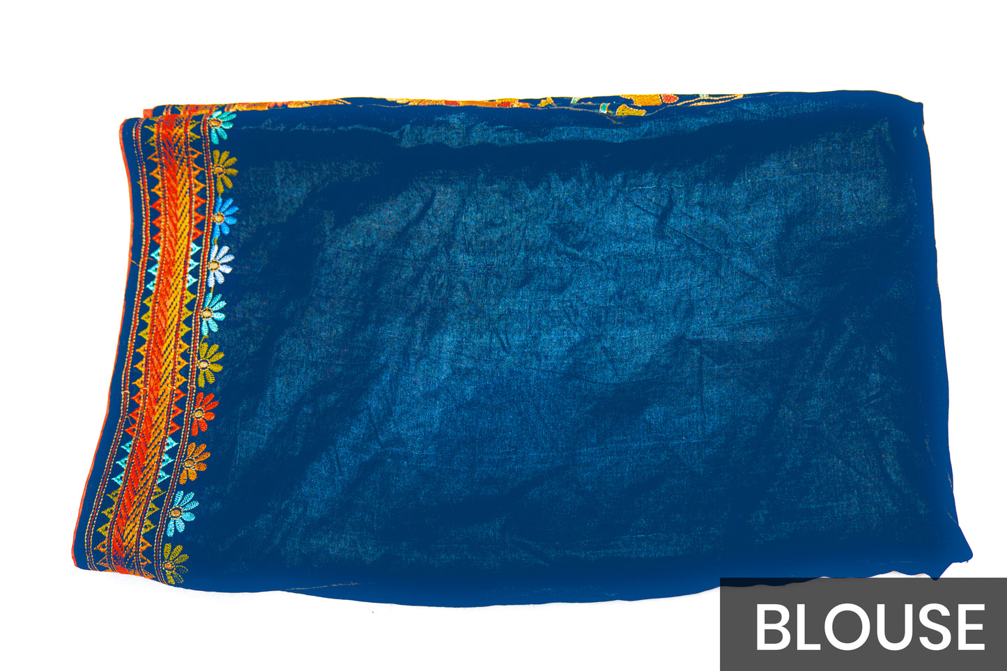 Elegant Bhagalpuri Silk Saree with Multicolor Thread Work