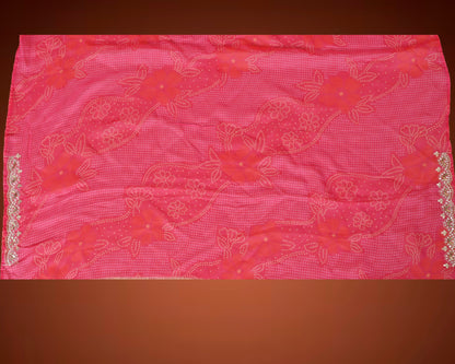 Elegant Crape Georgette Saree with Gota Patti & Sequence Work