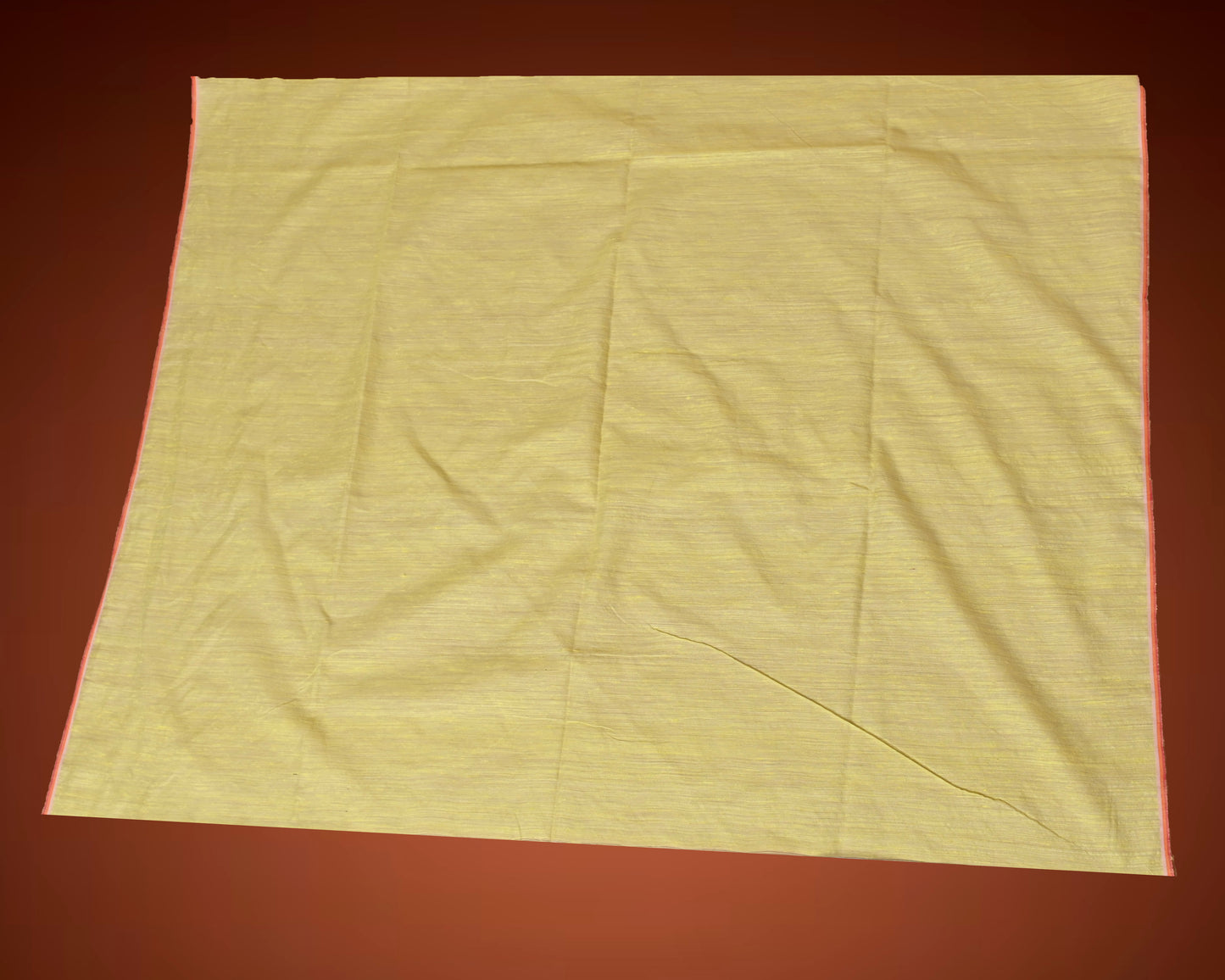 Pastel Yellow Kosa Silk Saree with Woven Pallu