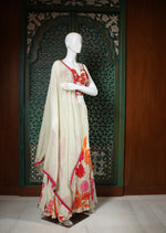 Load image into Gallery viewer, Ivory Floral Printed Lehenga Choli Set
