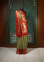 Load image into Gallery viewer, Traditional Silk Kanjeevaram Saree
